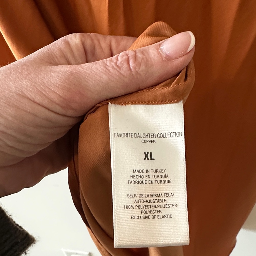 Favorite Daughter Rust Maxi Slip Skirt - Picture 6 of 6